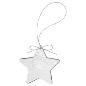 3" CRY STAR ORNAMENT