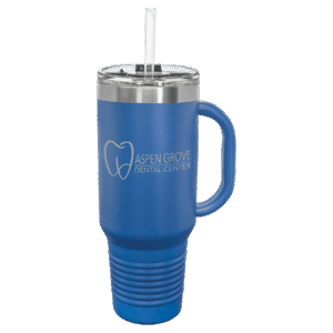 40 OZ RYL BLU TRVL W/HNDL