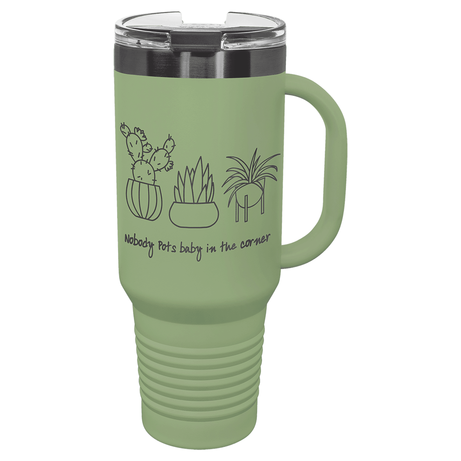 Polar Camel 40 oz. /Ghost Travel Mug with Handle & Straw - Image 5
