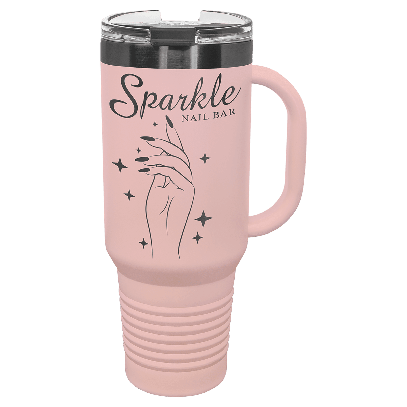 Polar Camel 40 oz. /Ghost Travel Mug with Handle & Straw - Image 6